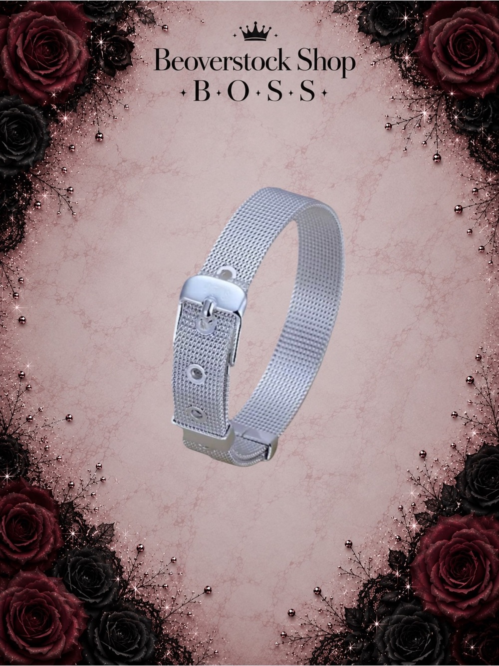 New Exclusively Fancy Silver Plated Belt Buckle Adjustable Bracelet Accessory